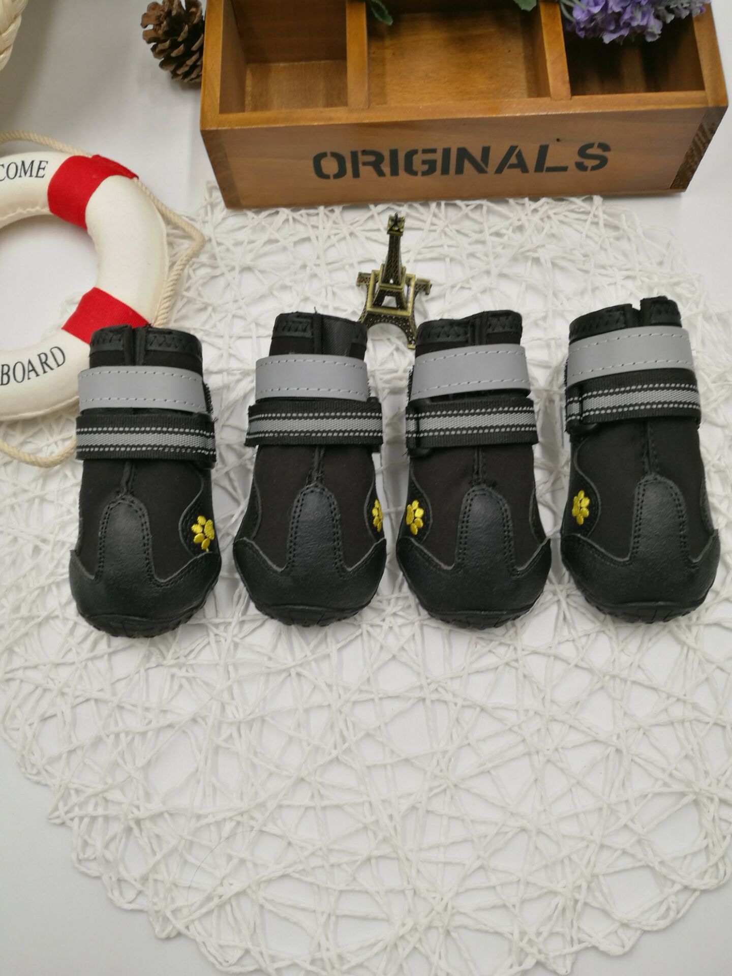 Waterproof Dog Shoes Anti-Slip Sole and Skid-Proof