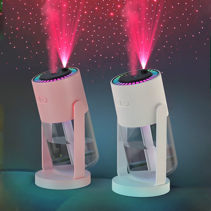 Starry Sky Ambient Light Humidifier Anti-Dry Spray Shaking Head