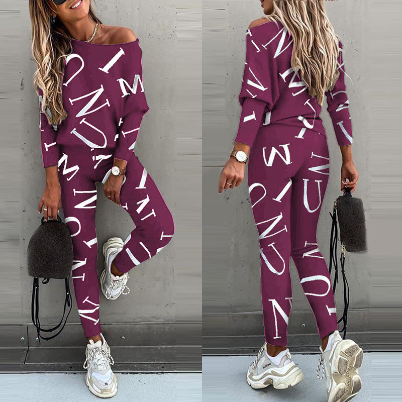 Autumn Winter 2Piece Set Casual Sport Suit