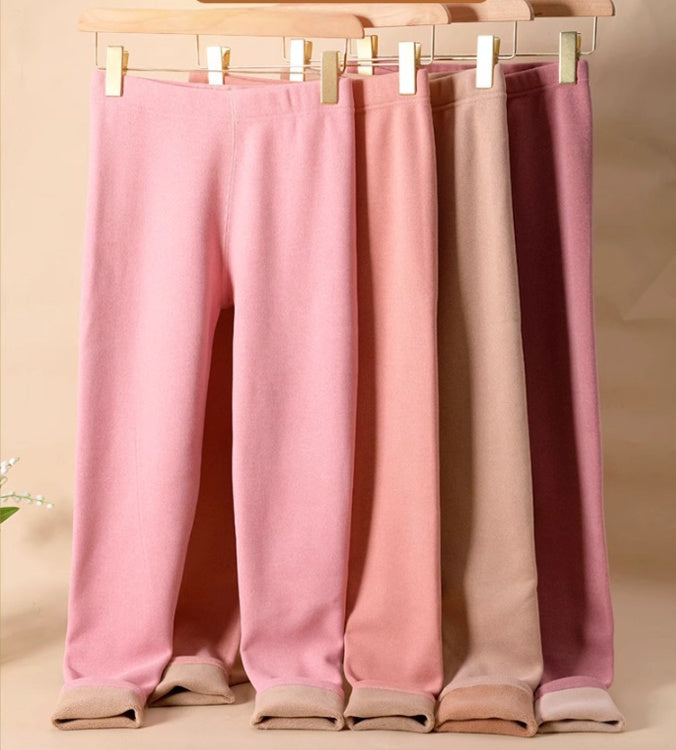 Cashmere Winter Solid Slim Pants Fashion Trousers