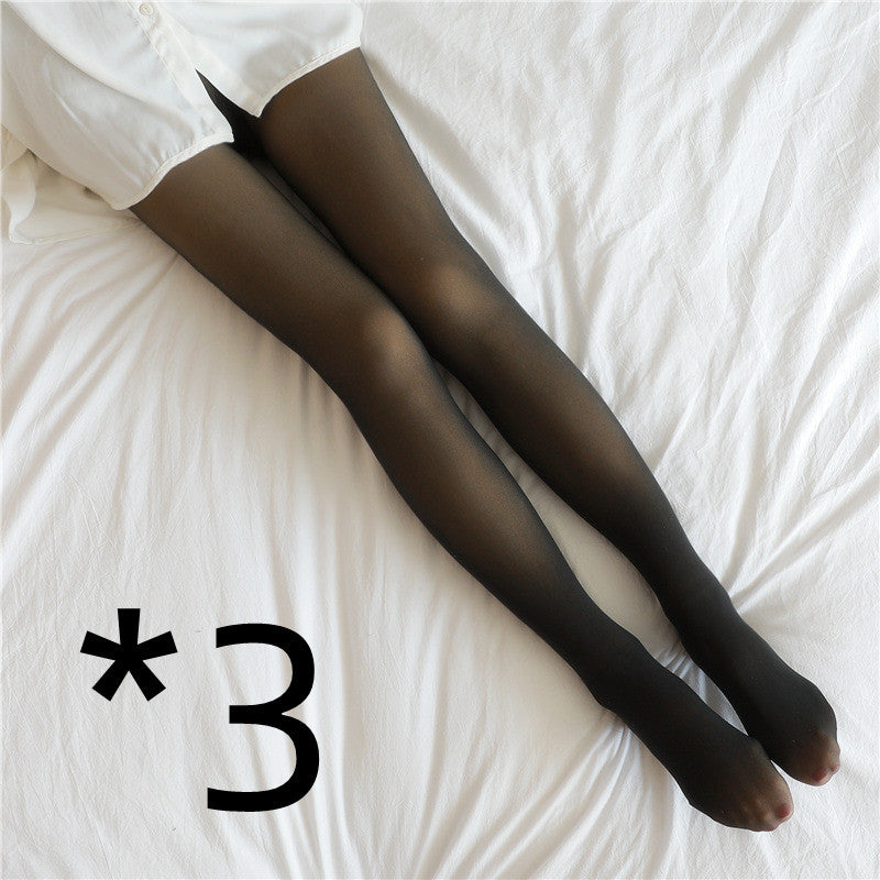 Fall And Winter Warm Fleece Tights