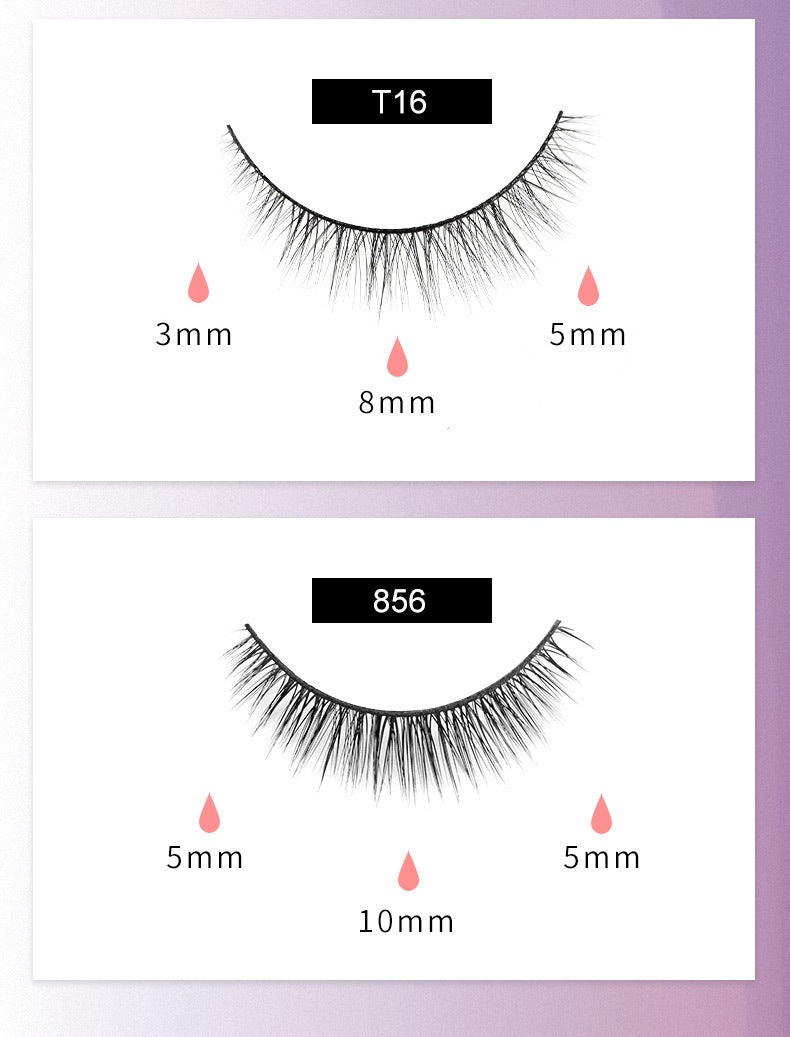 Reusable Magnetic Self-Adhesive Eyelashes