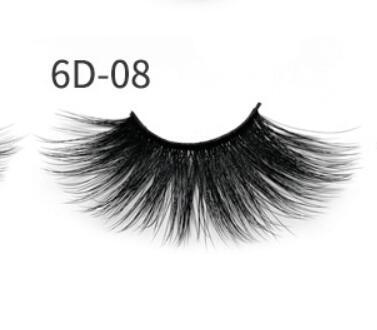 6D three-dimensional messy cross-eye lashes