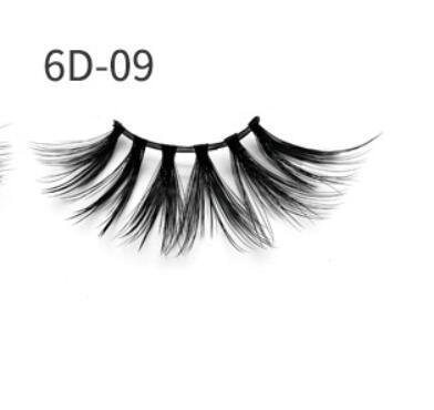 6D three-dimensional messy cross-eye lashes