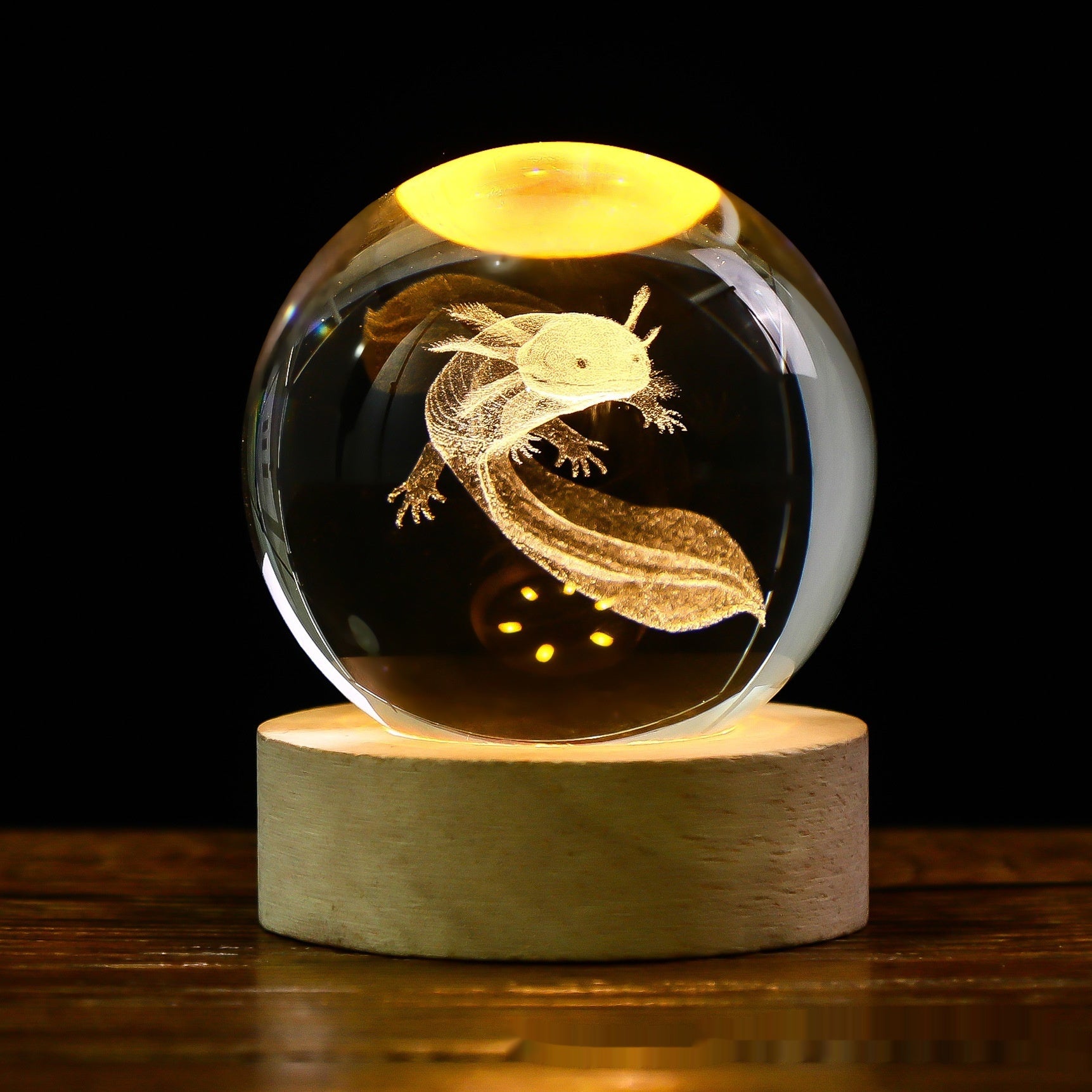 Luminous Starry Sky & Planets Crystal Ball Night Lamp