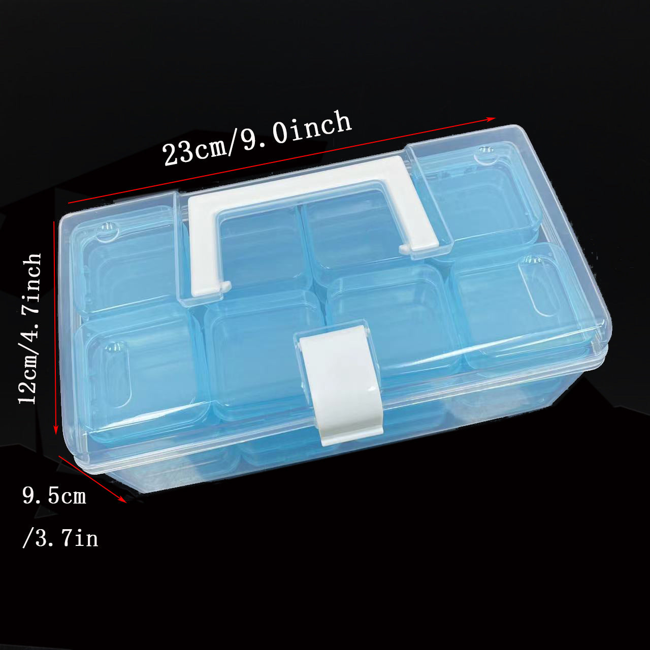 Transparent Large Capacity Portable Storage Box