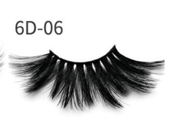 6D three-dimensional messy cross-eye lashes