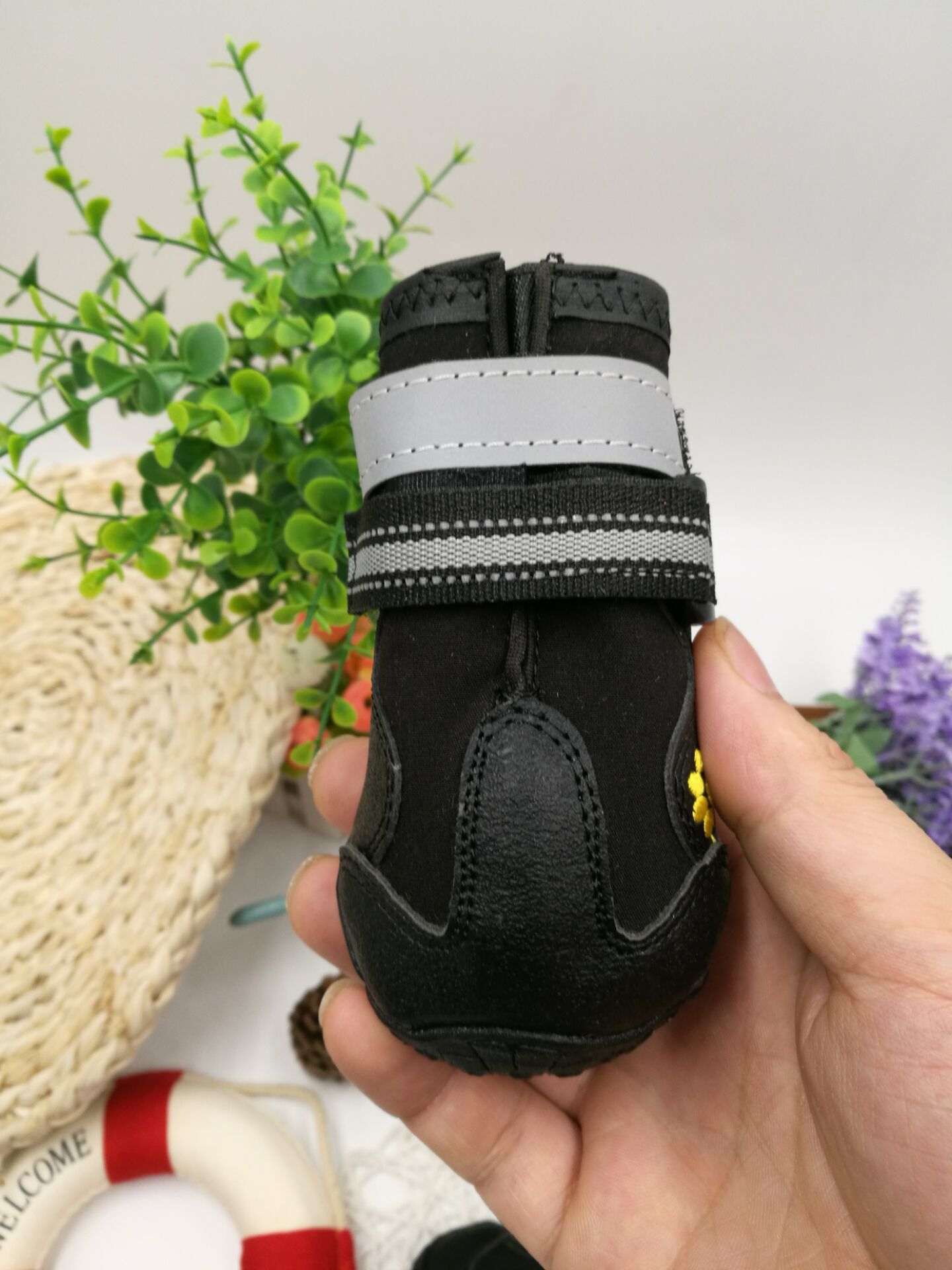 Waterproof Dog Shoes Anti-Slip Sole and Skid-Proof