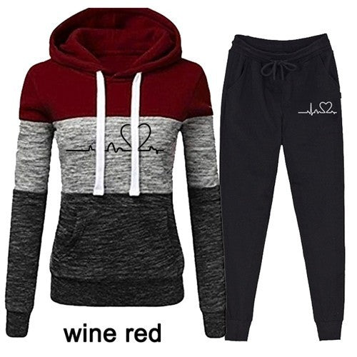 Casual Tracksuit 2Piece Set Girls Hoodies