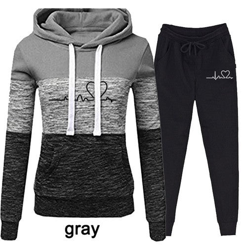 Casual Tracksuit 2Piece Set Girls Hoodies