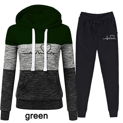 Casual Tracksuit 2Piece Set Girls Hoodies