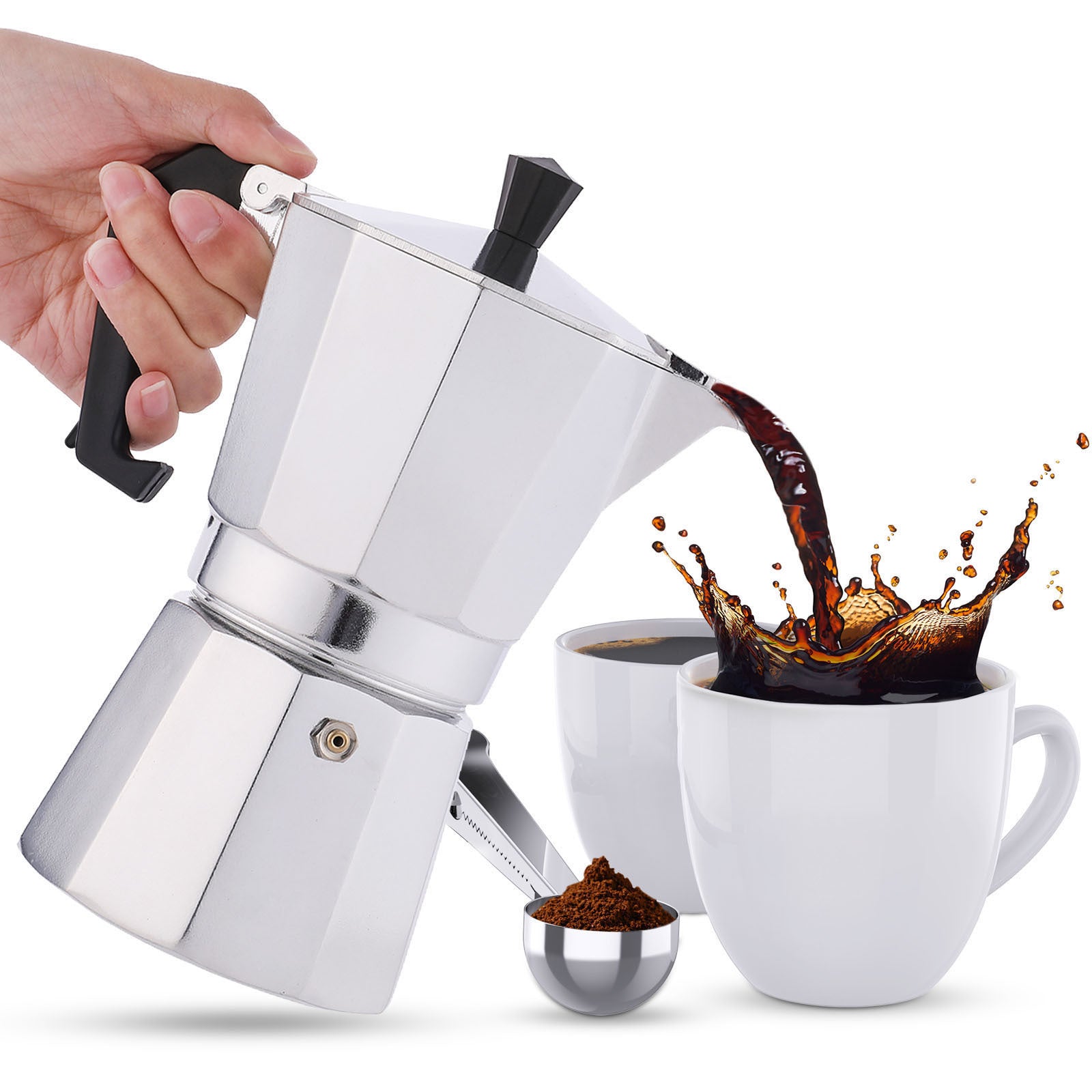 RAINBEAN Stovetop Espresso Maker 180ml