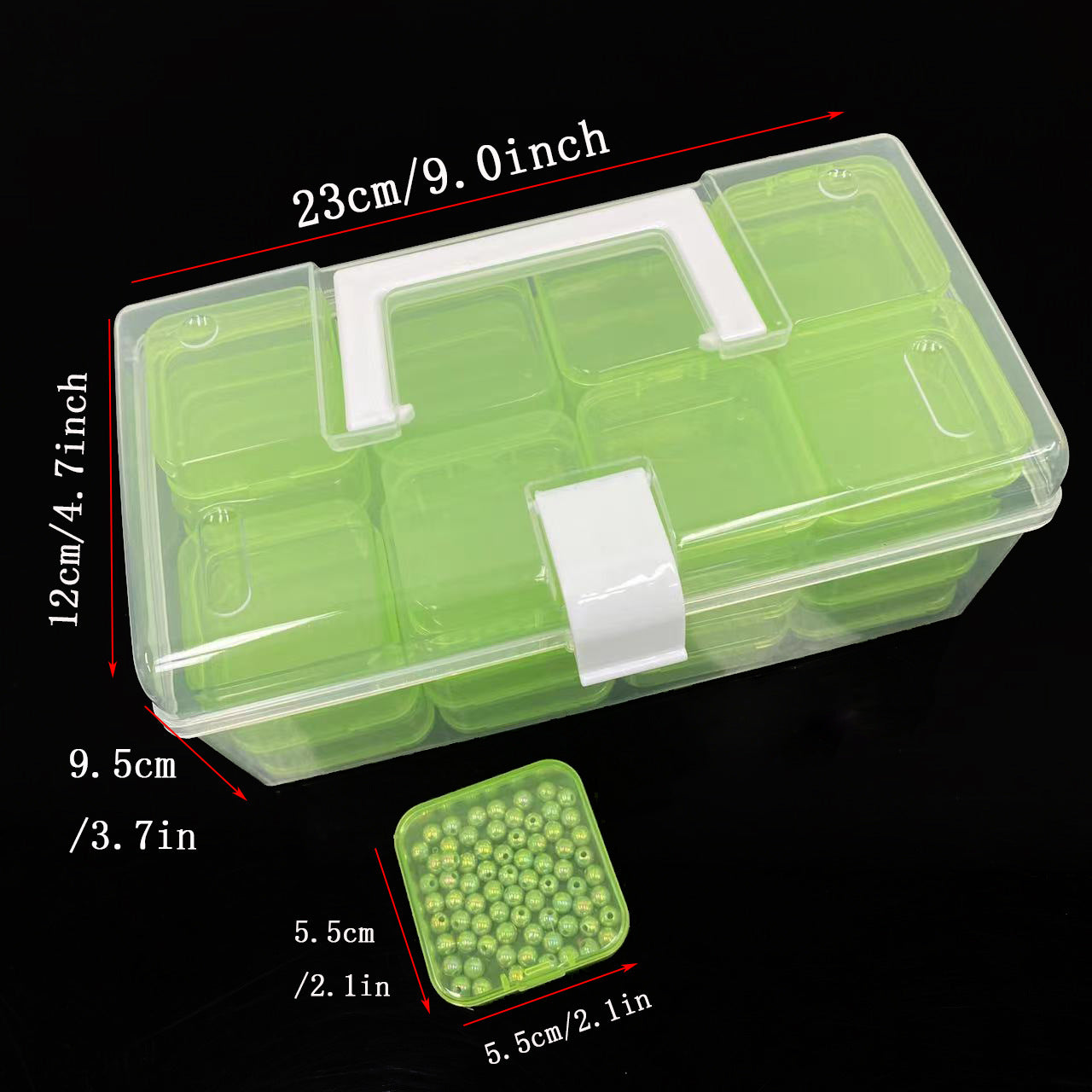 Transparent Large Capacity Portable Storage Box