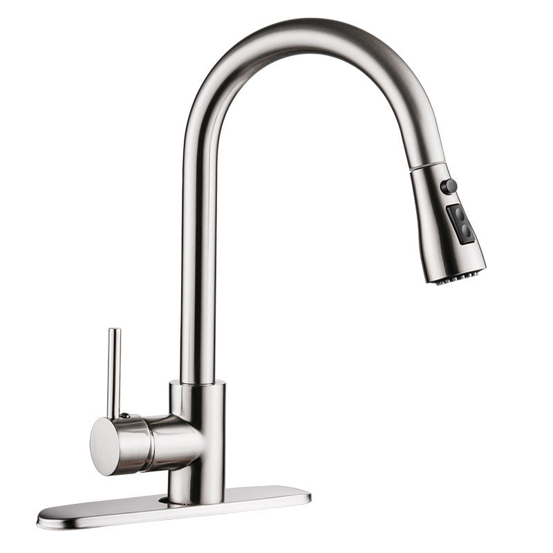 Hot/Cold Dishwashing Copper Sink Faucet