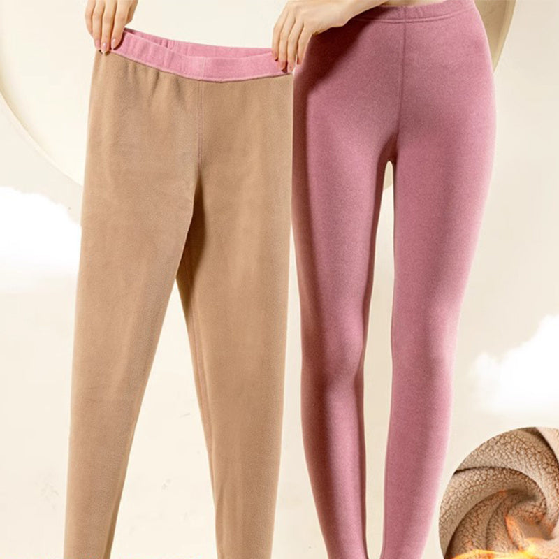 Cashmere Winter Solid Slim Pants Fashion Trousers