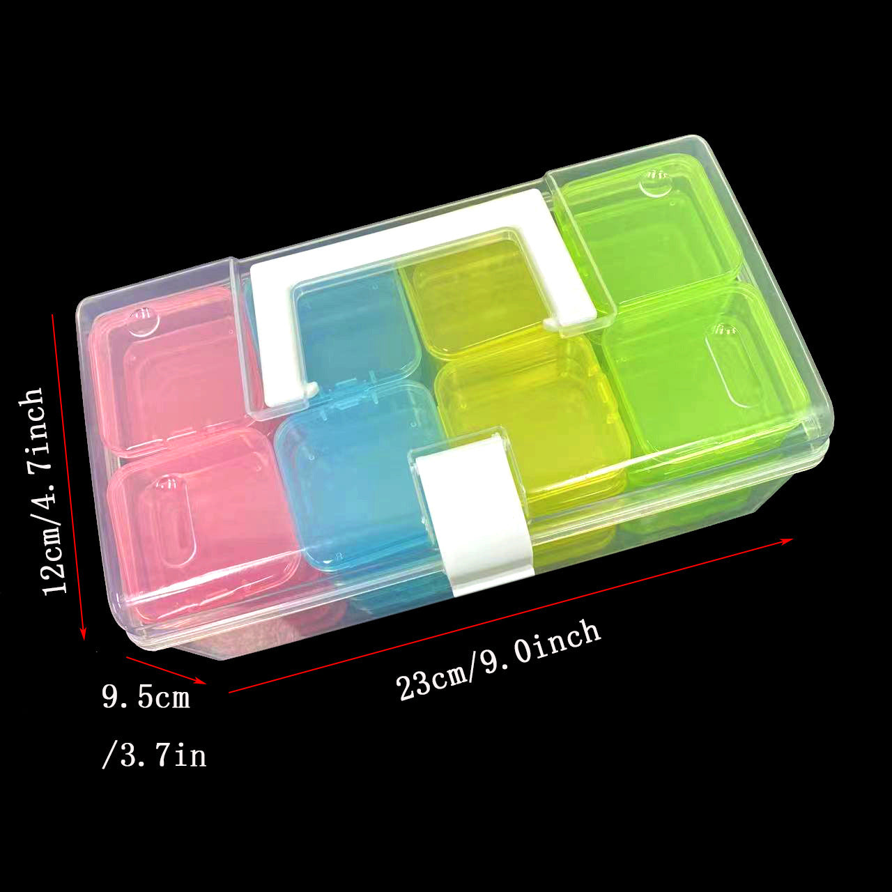 Transparent Large Capacity Portable Storage Box