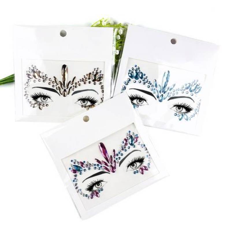 Makeup Acrylic Diamond Face Stickers