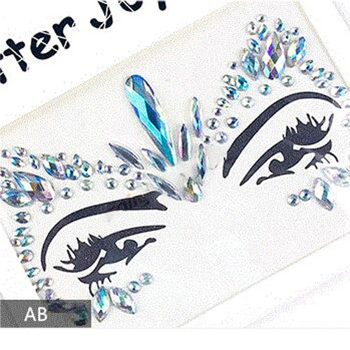 Makeup Acrylic Diamond Face Stickers