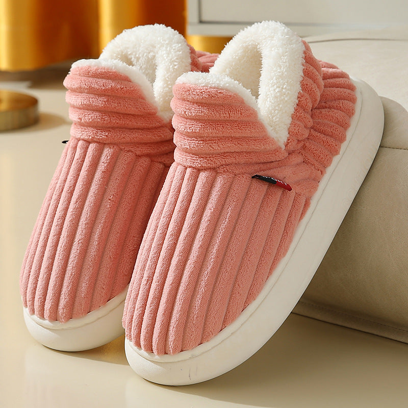 Felt Bootie Warm Cozy Foam Slippers