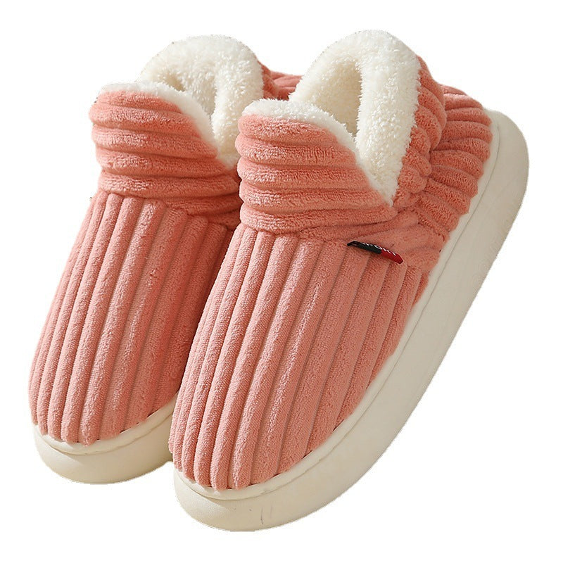 Felt Bootie Warm Cozy Foam Slippers