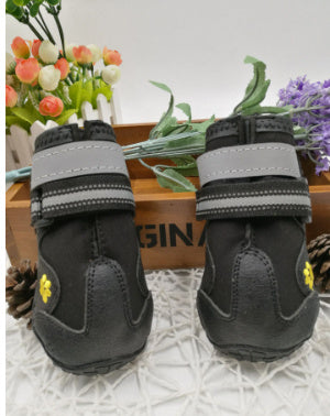 Waterproof Dog Shoes Anti-Slip Sole and Skid-Proof