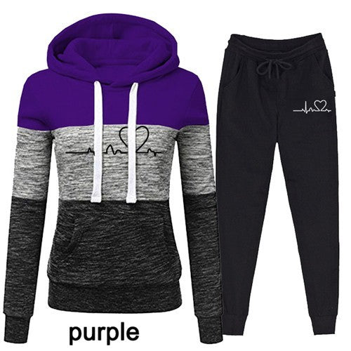 Casual Tracksuit 2Piece Set Girls Hoodies