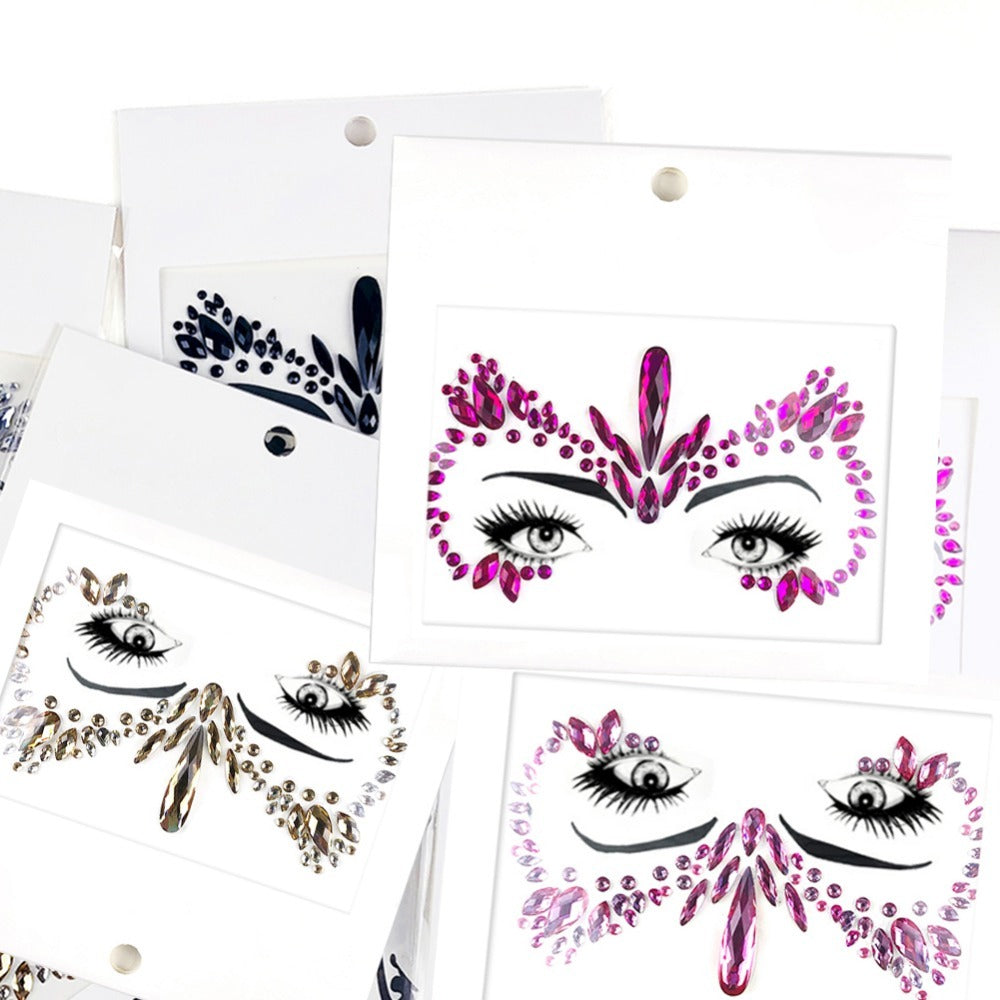 Makeup Acrylic Diamond Face Stickers