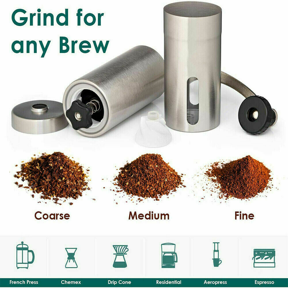 Hand Crank Pepper Burr Coffee Beans Grinder