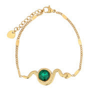 Green Stone Series Necklace Bracelet