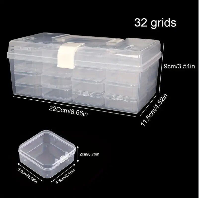 Transparent Large Capacity Portable Storage Box