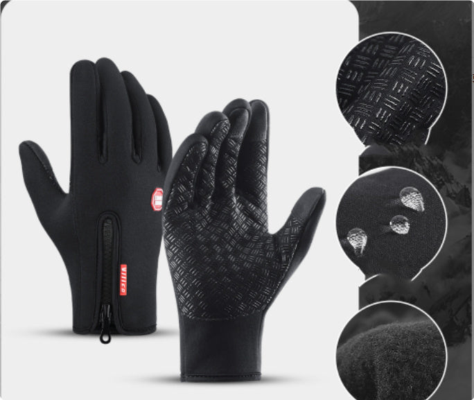 Touch Screen Riding Sliding Waterproof Sports Gloves